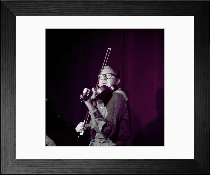 Framed Print : Jack Benny, playing the violin, c. 1950s