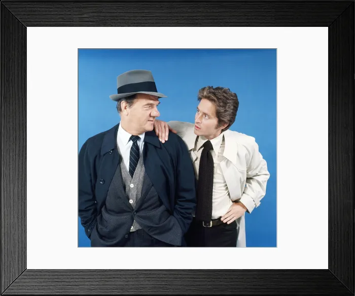Framed Print : THE STREETS OF SAN FRANCISCO, from left, Karl Malden, Michael Douglas, 1972-77 (1972 photo)