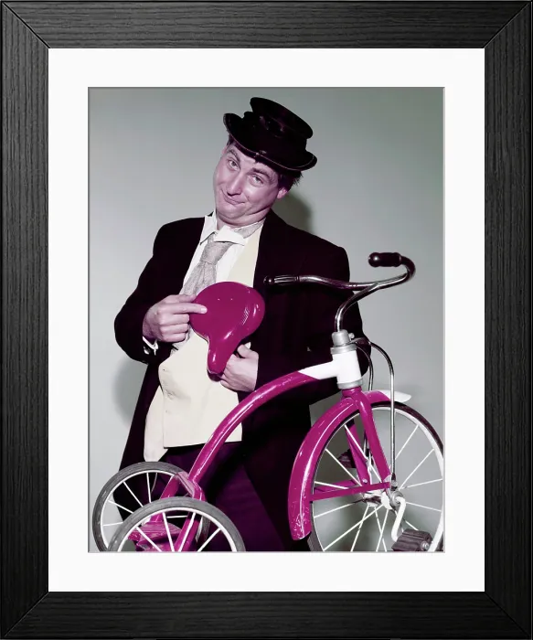 Framed Print : Sid Caesar (as Professor von Machtnichts), ca. 1950s Framed Print : Sid Caesar (as Professor von Machtnichts), ca. 1950s