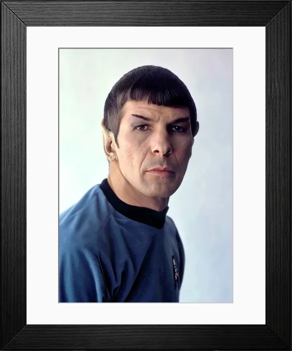 Framed Print : STAR TREK, Leonard Nimoy