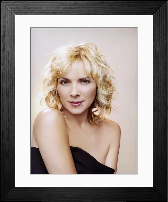 Framed Print : Kim Cattrall, article, Fifty Sexiest Stars Of All Time, c. 2002 Framed Print : Kim Cattrall, article, Fifty Sexiest Stars Of All Time, c. 2002