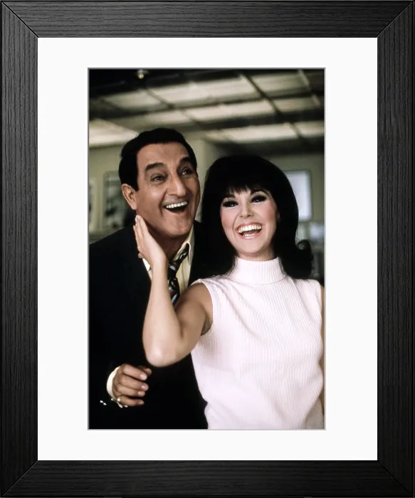 Framed Print : From left, Marlo Thomas, Danny Thomas, ca. 1966