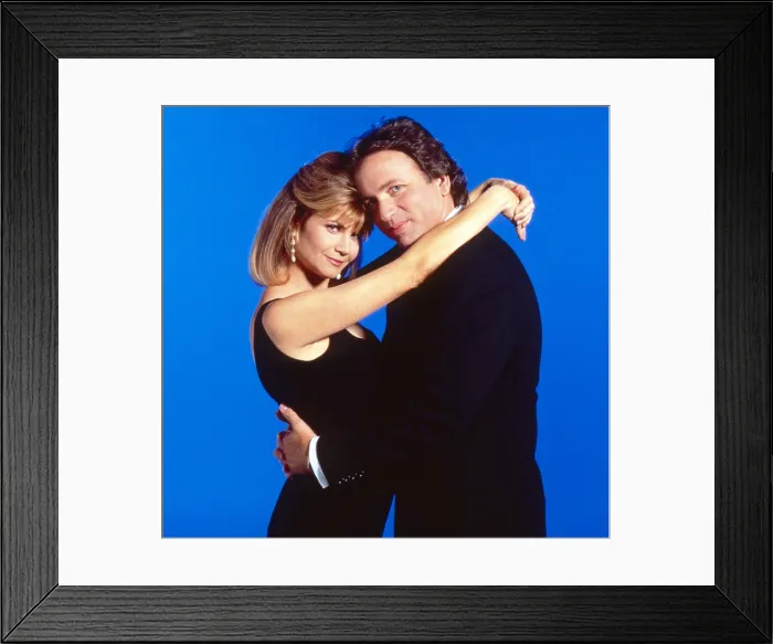 Framed Print : HEARTS AFIRE, from left: Markie Post, John Ritter, 1992-1995 Framed Print : HEARTS AFIRE, from left: Markie Post, John Ritter, 1992-1995