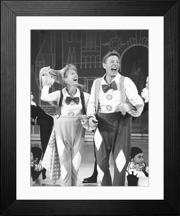 Framed Print : THE DANNY KAYE SHOW, from left: Gwen Verdon, Danny Kaye, (Season 2, ep. 201, aired September 23, 1964), 1963-1967 Framed Print : THE DANNY KAYE SHOW, from left: Gwen Verdon, Danny Kaye, (Season 2, ep. 201, aired September 23, 1964), 1963-1967