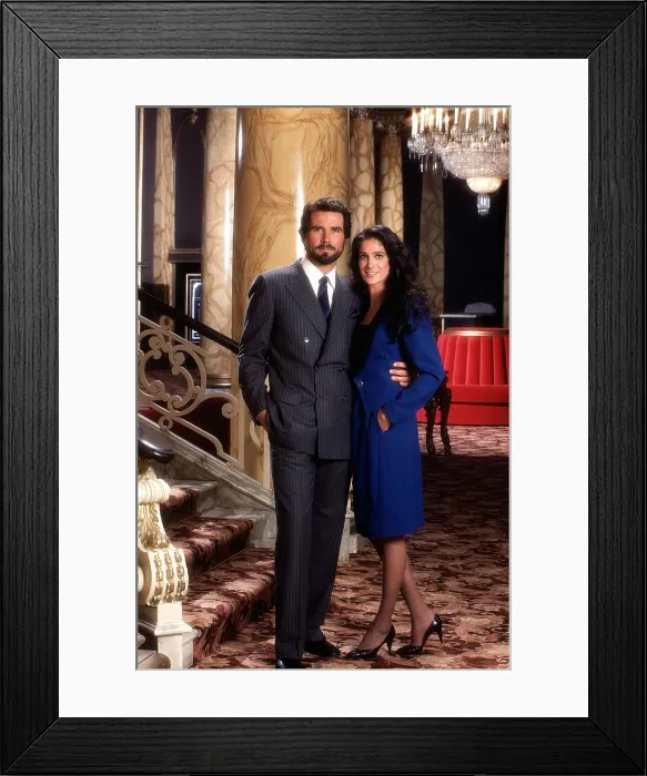 Framed Print : HOTEL, from left: James Brolin, Connie Sellecca, (1983), 1983-88