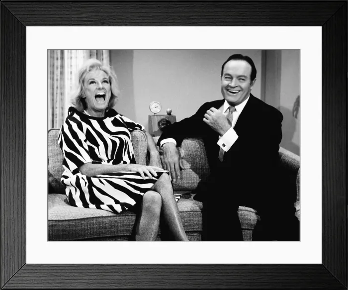 Framed Print : A BOB HOPE COMEDY SPECIAL, from left: Phyllis Diller, Bob Hope, (aired September 25, 1964)