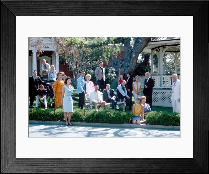 Framed Print : PEYTON PLACE, Christopher Connolly, Ryan O'Neal, Barbara Parkins, Patricia Morrow, 1964-1969 Framed Print : PEYTON PLACE, Christopher Connolly, Ryan O'Neal, Barbara Parkins, Patricia Morrow, 1964-1969