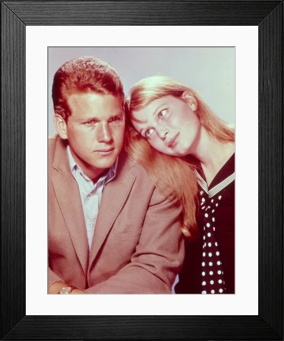 Framed Print : PEYTON PLACE, Ryan O'Neal, Mia Farrow, 1964-1969