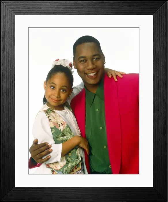 Framed Print : HANGIN WITH MR. COOPER, from left: Raven-Symone, Mark Curry, 1992-1997 Framed Print : HANGIN WITH MR. COOPER, from left: Raven-Symone, Mark Curry, 1992-1997