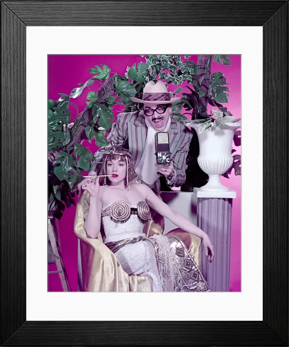 Framed Print : THE ERNIE KOVACS SHOW, from left: Edie Adams, Ernie Kovacs, (ca. 1956), 1952-1956 Framed Print : THE ERNIE KOVACS SHOW, from left: Edie Adams, Ernie Kovacs, (ca. 1956), 1952-1956