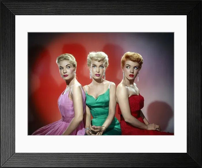 Framed Print : HOW TO MARRY A MILLIONAIRE, from left: Lori Nelson, Barbara Eden, Merry Anders, 1957-59 Framed Print : HOW TO MARRY A MILLIONAIRE, from left: Lori Nelson, Barbara Eden, Merry Anders, 1957-59
