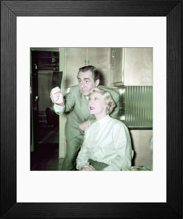 Framed Print : I MARRIED JOAN, from left: Jim Backus, Joan Davis, 1952-1955
