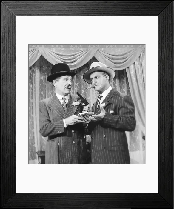 Framed Print : THE MILTON BERLE SPECIAL, from left: Milton Berle, Danny Thomas in The Unbearables sketch, (aired October 11, 1959)