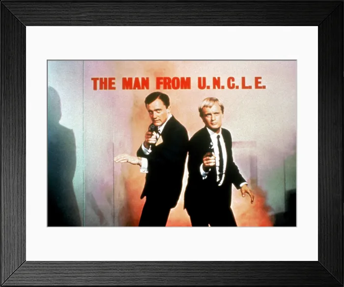 Framed Print : THE MAN FROM U.N.C.L.E. Robert Vaughn, David McCallum, 1964-1968