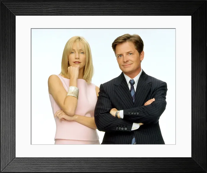 Framed Print : SPIN CITY, Heather Locklear, Michael J. Fox, (2000-Season 4), 1996-2002