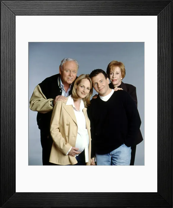 Framed Print : MAD ABOUT YOU, Carroll O'Connor, Helen Hunt, Paul Reiser, Carol Burnett, (Season 6, 1997), 1992-99