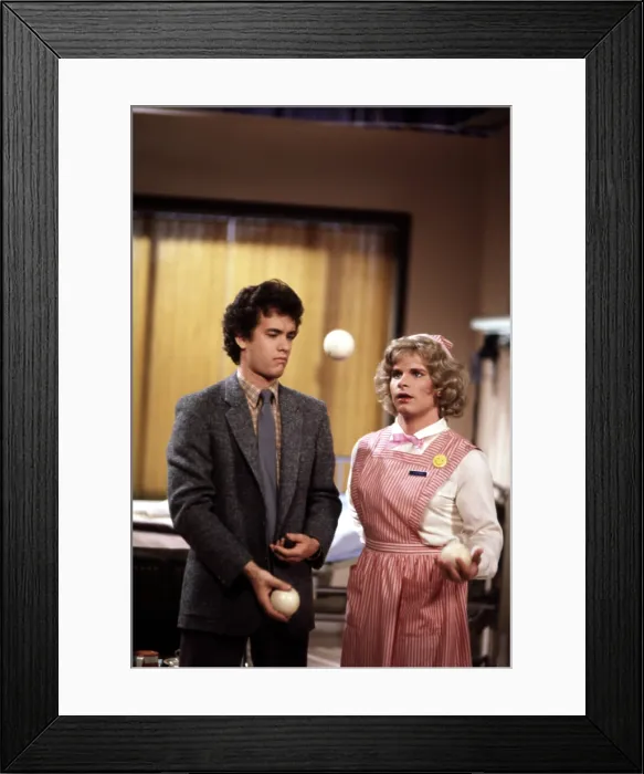 Framed Print : BOSOM BUDDIES, Tom Hanks, Peter Scolari, 1980-1982