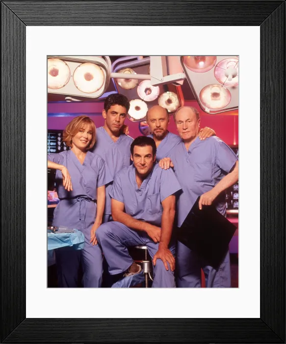 Framed Print : CHICAGO HOPE, from left: Roxanne Hart, Adam Arkin, Mandy Patinkin, Hector Elizondo, E.G. Marshall, (Season 1, 1994), 1994-2000 Framed Print : CHICAGO HOPE, from left: Roxanne Hart, Adam Arkin, Mandy Patinkin, Hector Elizondo, E.G. Marshall, (Season 1, 1994), 1994-2000