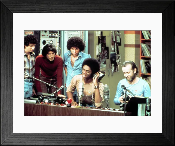 Framed Print : WELCOME BACK, KOTTER, Radio Free Freddie (Season 2), Ron Palillo, John Travolta, Robert Hegyes, Lawrence Hilton-Jacobs, George Carlin, 1975-79 Framed Print : WELCOME BACK, KOTTER, Radio Free Freddie (Season 2), Ron Palillo, John Travolta, Robert Hegyes, Lawrence Hilton-Jacobs, George Carlin, 1975-79