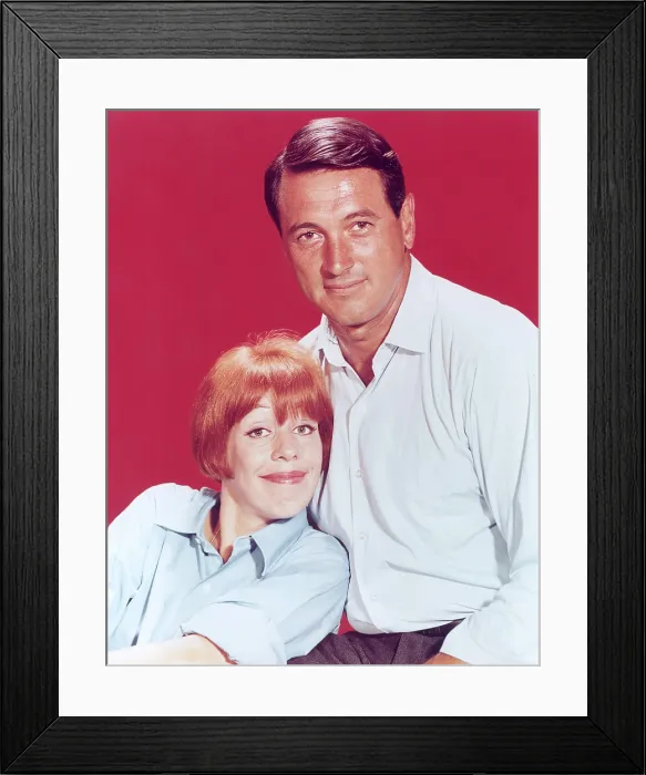 Framed Print : CAROL BURNETT SHOW, Carol Burnett, Rock Hudson, 1967-1979
