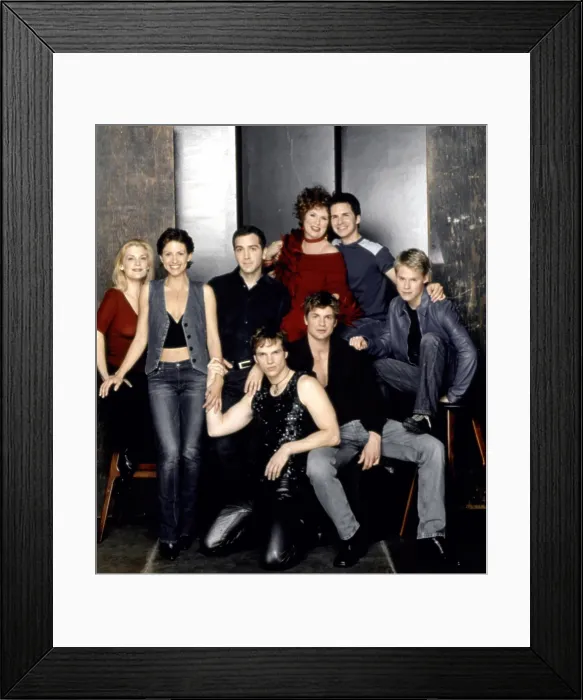 Framed Print : QUEER AS FOLK, Thea Gill, Michelle Clunie, Scott Lowell, Harris Allan, Gale Harold, Sharon Gless, Hal Sparks, Randy Harrison, 2000-2005 Framed Print : QUEER AS FOLK, Thea Gill, Michelle Clunie, Scott Lowell, Harris Allan, Gale Harold, Sharon Gless, Hal Sparks, Randy Harrison, 2000-2005