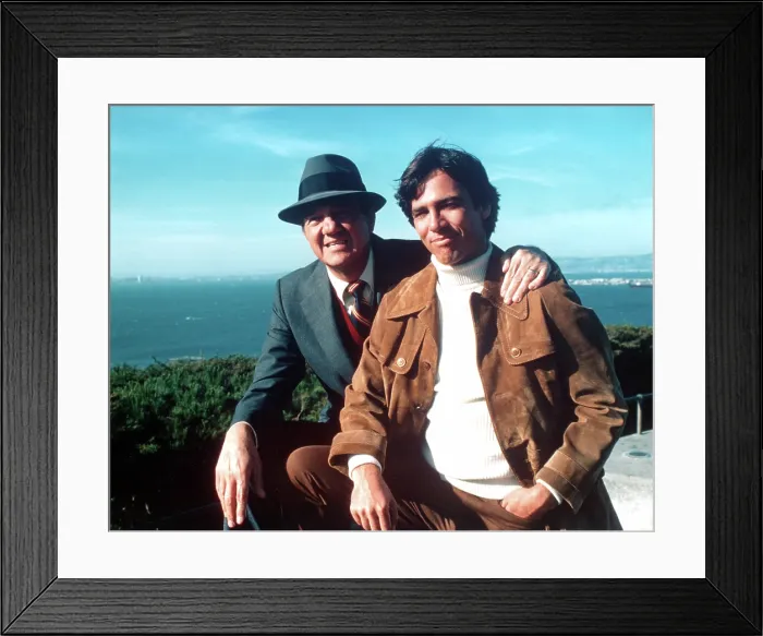 Framed Print : THE STREETS OF SAN FRANCISCO, 1972-77, Karl Malden, Richard Hatch