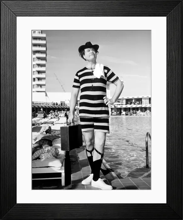 Framed Print : THE RED SKELTON SHOW, Red Skelton, Clem in Miami Beach, (season 8, episode 18, March 3, 1959), 1951-1971