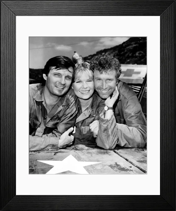 Framed Print : MASH, (aka M*A*S*H), from left: Alan Alda, Loretta Swit, Wayne Rogers, 1972-83 Framed Print : MASH, (aka M*A*S*H), from left: Alan Alda, Loretta Swit, Wayne Rogers, 1972-83