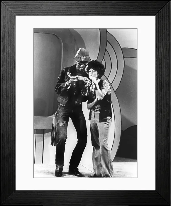 Framed Print : ELECTRIC COMPANY, Morgan Freeman, Rita Moreno, 1971-77