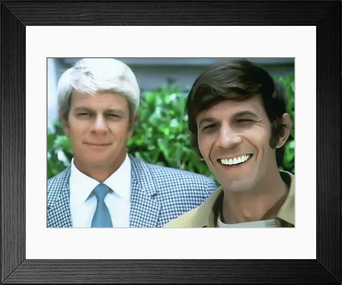 Framed Print : MISSION: IMPOSSIBLE, (from left):, Peter Graves, Leonard Nimoy, 1966-73 Framed Print : MISSION: IMPOSSIBLE, (from left):, Peter Graves, Leonard Nimoy, 1966-73