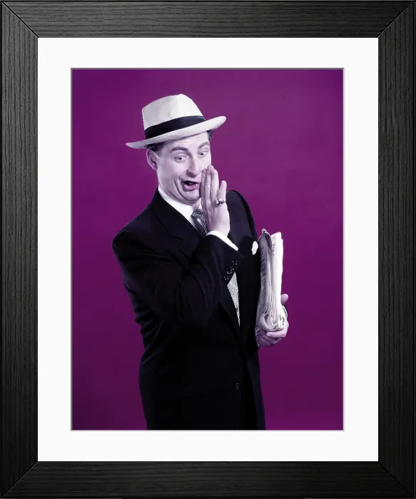 Framed Print : Sid Caesar, 1950s Framed Print : Sid Caesar, 1950s