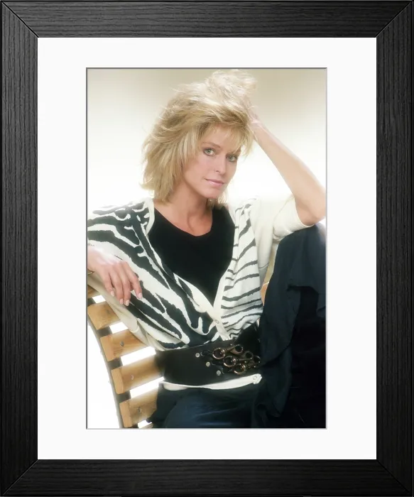 Framed Print : Farrah Fawcett, 1983 Framed Print : Farrah Fawcett, 1983