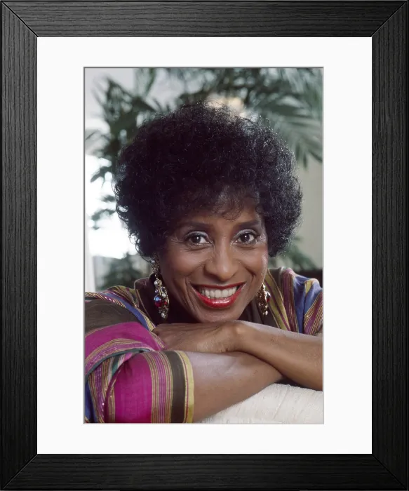 Framed Print : Marla Gibbs, 1985 Framed Print : Marla Gibbs, 1985