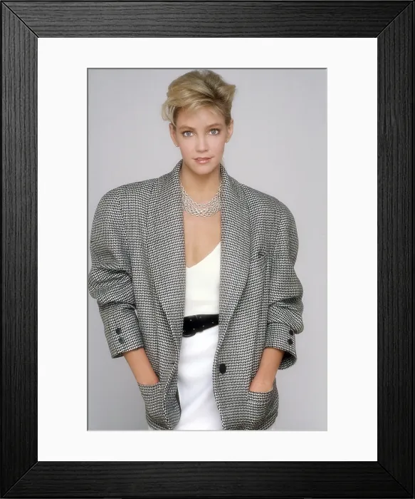Framed Print : Heather Locklear of DYNASTY, 1986 Framed Print : Heather Locklear of DYNASTY, 1986