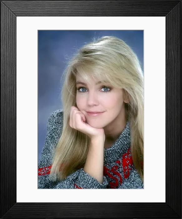 Framed Print : Heather Locklear of DYNASTY, 1986 Framed Print : Heather Locklear of DYNASTY, 1986