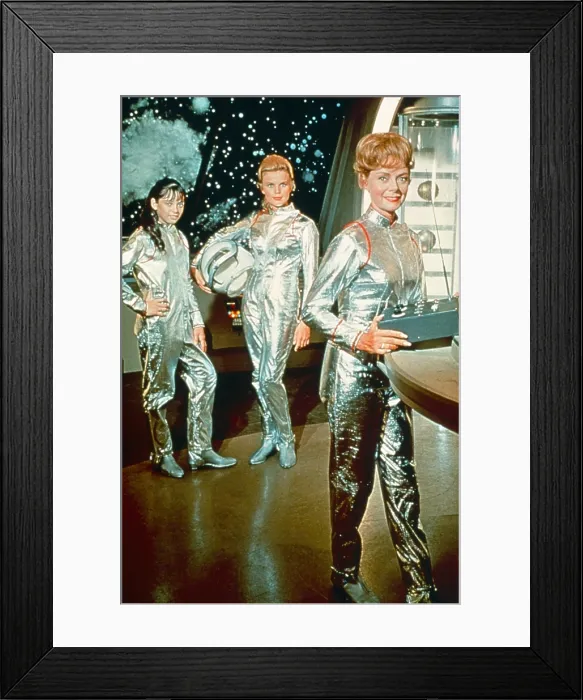 Framed Print : LOST IN SPACE, from left: Angela Cartwright, Marta Kristen, June Lockhart, 1965-1968