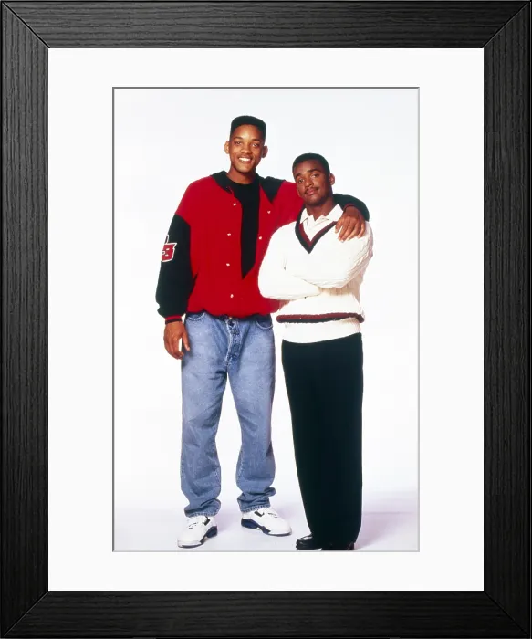 Framed Print : THE FRESH PRINCE OF BEL-AIR, from left: Will Smith, Alfonso Ribeiro, 1990-1996