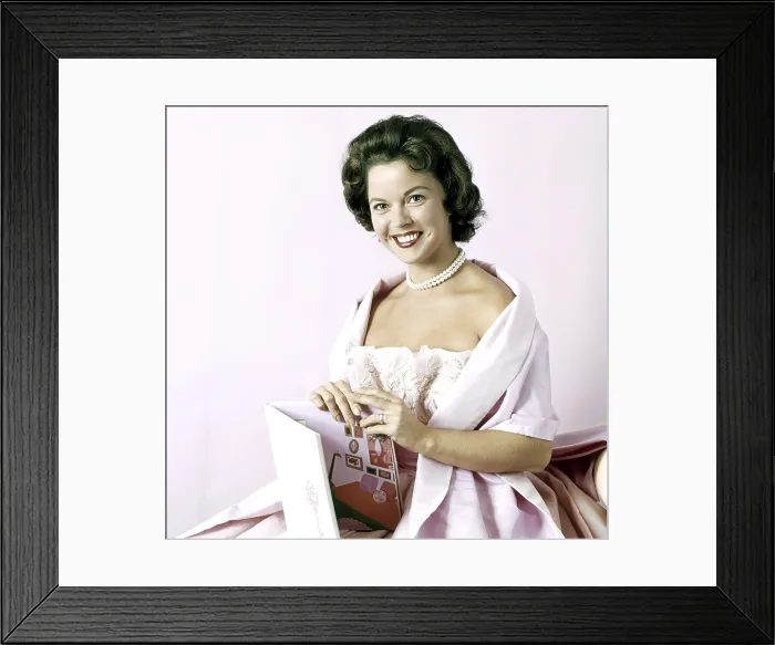 Framed Print : Shirley Temple, ca. late 1950s