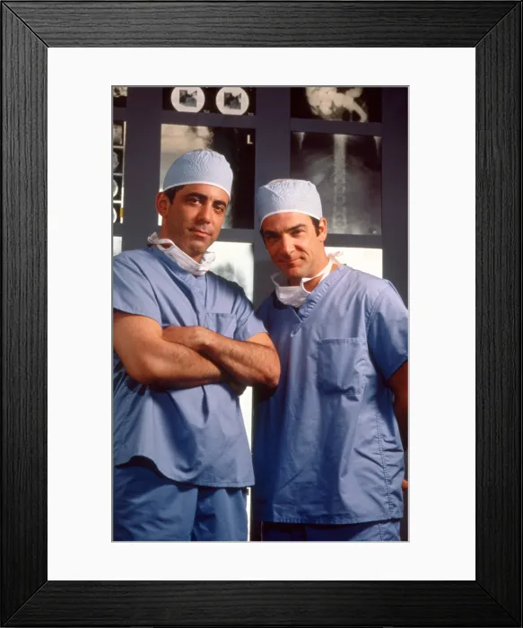 Framed Print : CHICAGO HOPE, from left: Adam Arkin, Mandy Patinkin, (Season 2, 1995), 1994-2000 Framed Print : CHICAGO HOPE, from left: Adam Arkin, Mandy Patinkin, (Season 2, 1995), 1994-2000