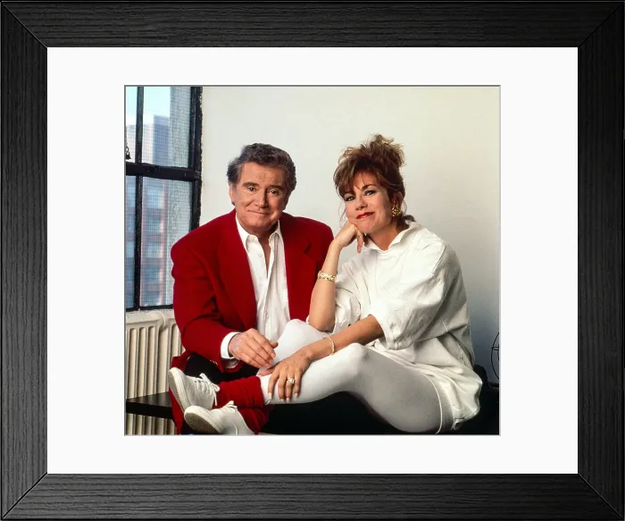 Framed Print : LIVE! WITH REGIS AND KATHIE LEE, from left: Regis Philbin, Kathie Lee Gifford, (1992), 1988-2000