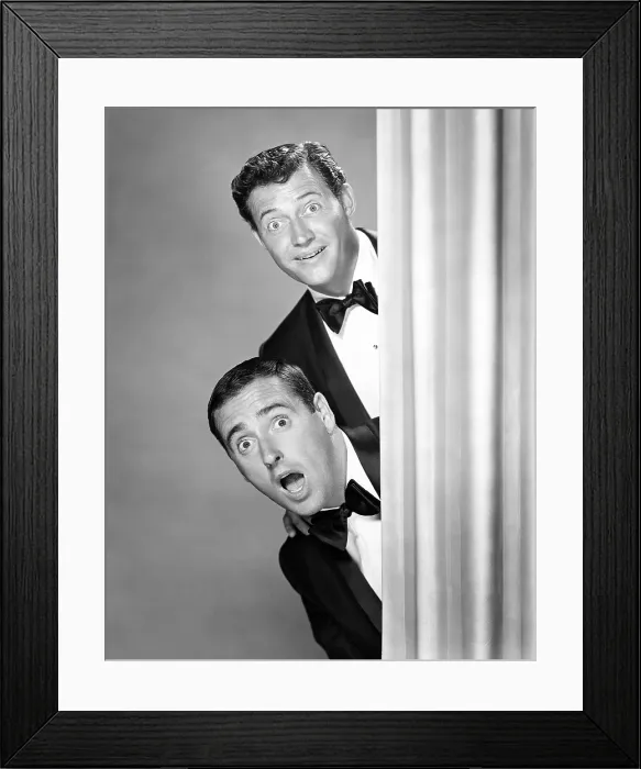 Framed Print : Rowan and Martin, (from top): Dan Rowan, Dick Martin, circa 1950s