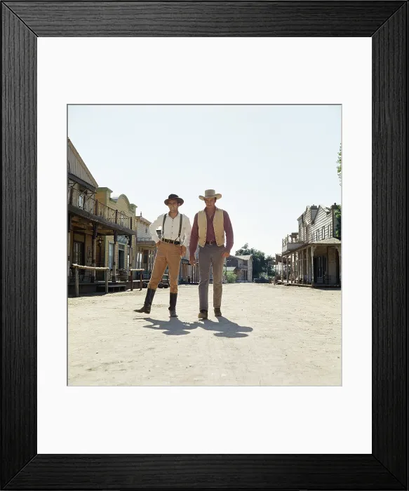Framed Print : GUNSMOKE, from left: Dennis Weaver, James Arness, 1955-1975 Framed Print : GUNSMOKE, from left: Dennis Weaver, James Arness, 1955-1975