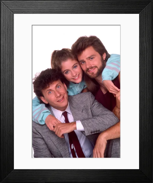 Framed Print : MY TWO DADS, (from left): Paul Reiser, Staci Keanan, Greg Evigan, 1987-90 Framed Print : MY TWO DADS, (from left): Paul Reiser, Staci Keanan, Greg Evigan, 1987-90