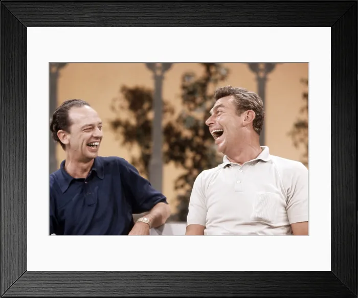 Framed Print : THE DON KNOTTS SPECIAL, from left, Don Knotts, Andy Griffith, aired October 26, 1967