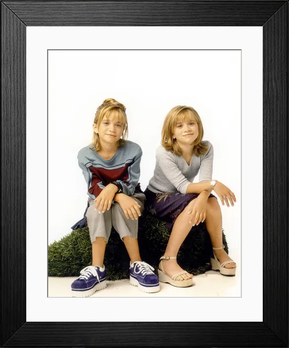 Framed Print : TWO OF A KIND, Mary-Kate Olsen, Ashley Olsen, 1998-99