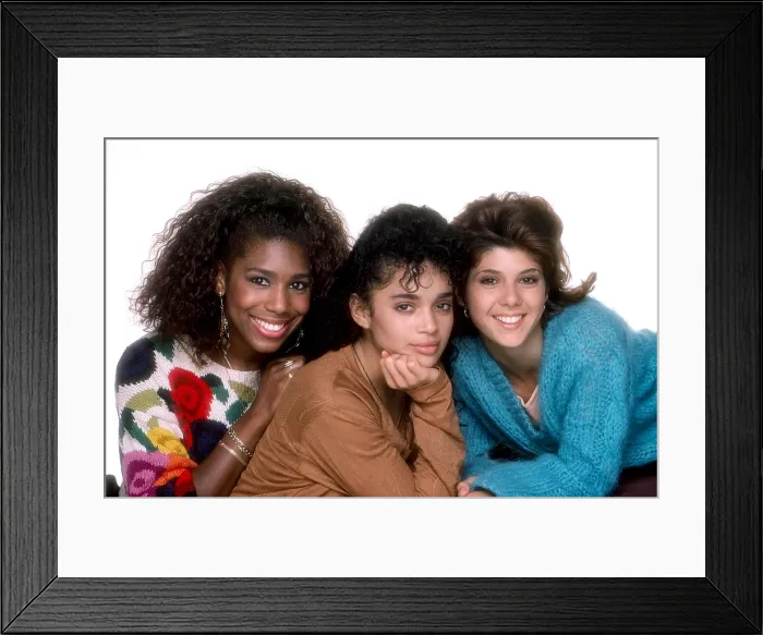 Framed Print : A DIFFERENT WORLD, from left: Dawnn Lewis, Lisa Bonet, Marisa Tomei, (1987), 1987-1993 Framed Print : A DIFFERENT WORLD, from left: Dawnn Lewis, Lisa Bonet, Marisa Tomei, (1987), 1987-1993