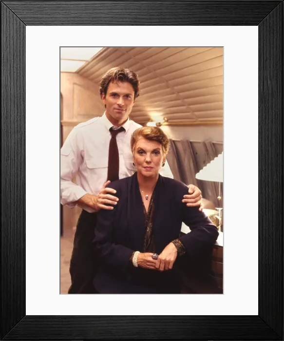 Framed Print : WINGS, from left: Tim Daly Tyne Daly, brother sister, 1990-97