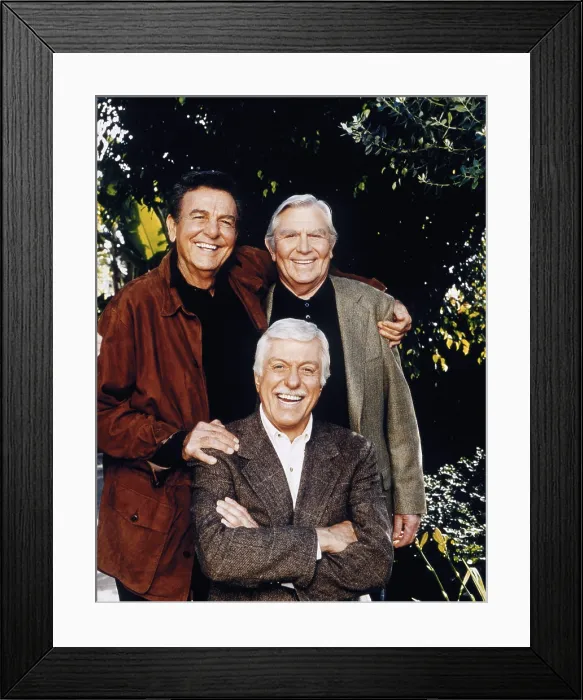 Framed Print : DIAGNOSIS MURDER, from: Mike Connors, Andy Griffith, Dick Van Dyke (front), (1997), 1993-2001