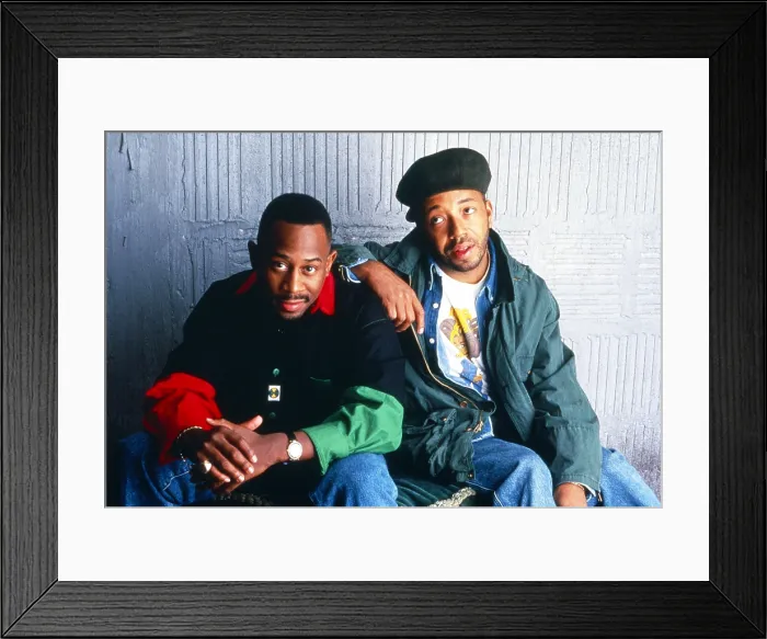 Framed Print : DEF COMEDY JAM, from left: Martin Lawrence, Russell Simmons, 1992, 1992-2008 Framed Print : DEF COMEDY JAM, from left: Martin Lawrence, Russell Simmons, 1992, 1992-2008