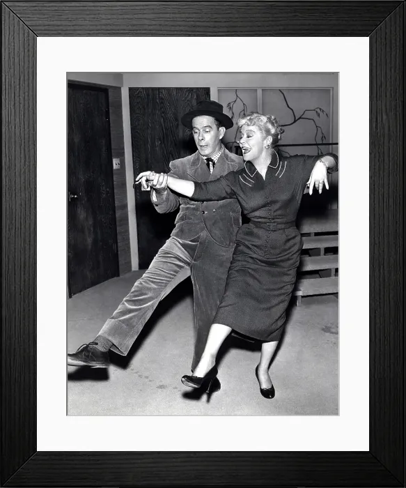 Framed Print : DECEMBER BRIDE, from left, Harry Morgan, Spring Byington, Army Buddy, aired March 3, 1958 Framed Print : DECEMBER BRIDE, from left, Harry Morgan, Spring Byington, Army Buddy, aired March 3, 1958